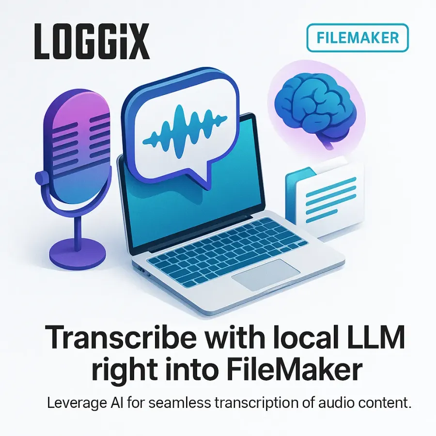 Transcribe with local LLM right into FileMaker
